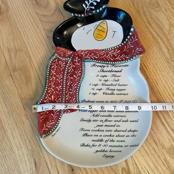 Snowman Plate With Shortbread Recipe - Picture 4 of 10
